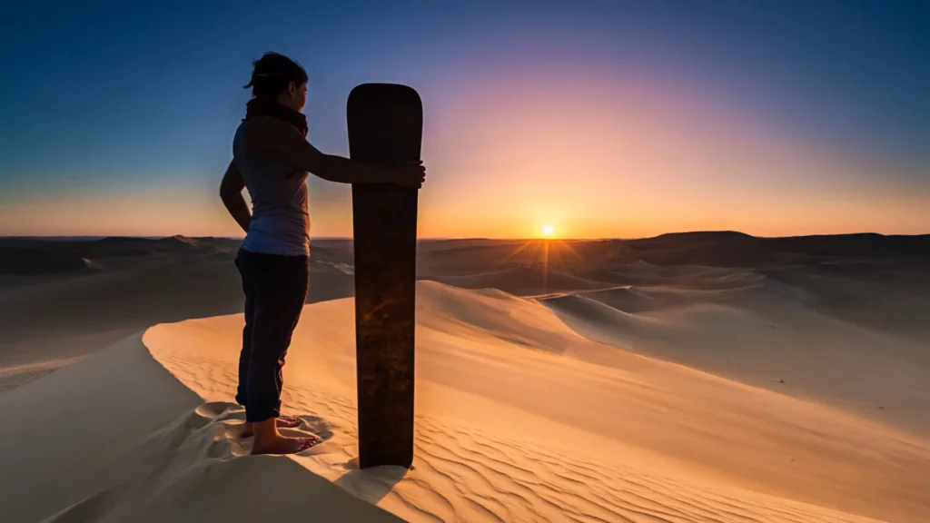 Sandboarding in the Dunes