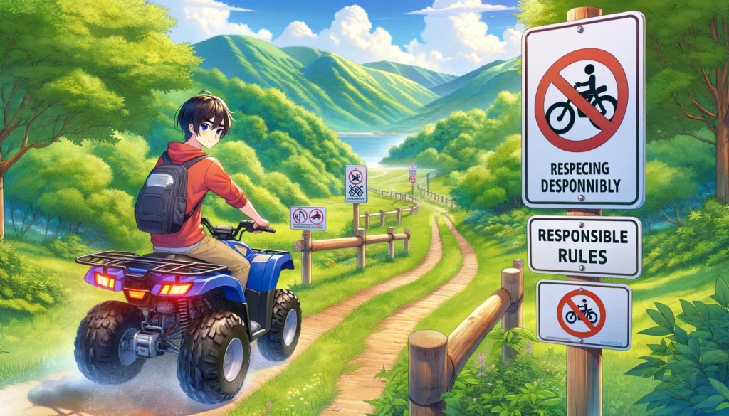 Safety Tips for a Safe and Enjoyable Quad Biking Adventure Follow Environmental Rules and Regulations