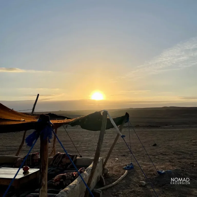 Agafay Desert sunset