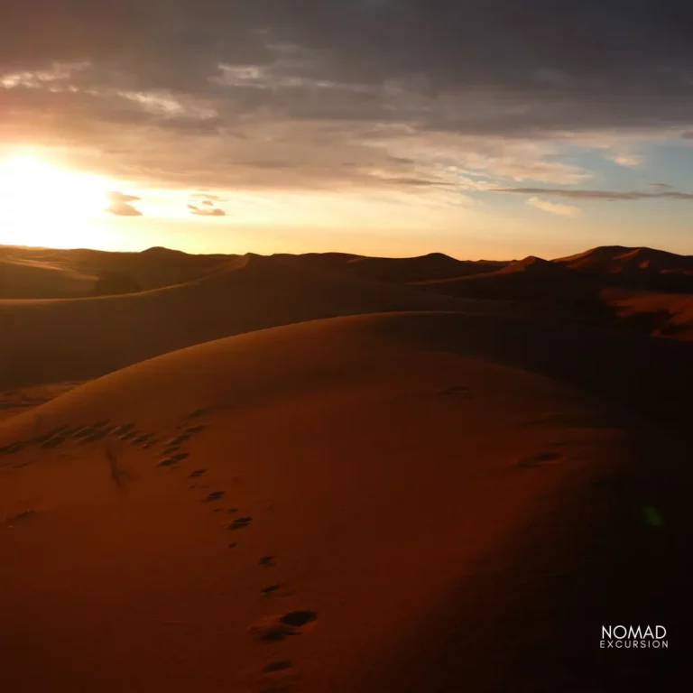Merzoga Desert sunset