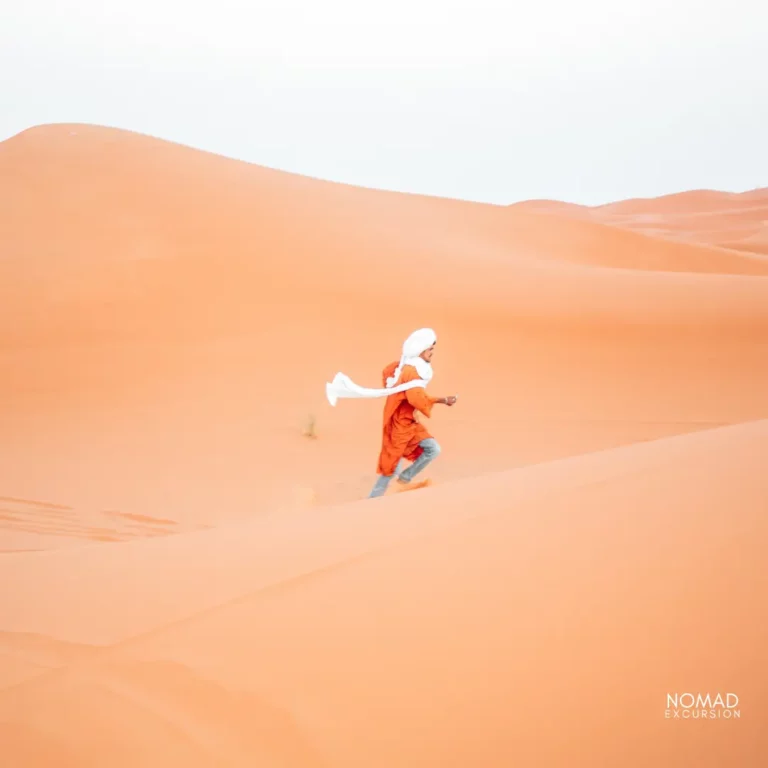 Nomad at mezouga Desert