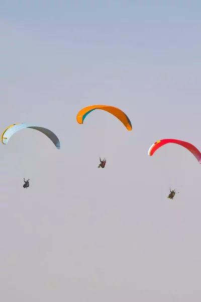 Paragliding Marrakech over the Kik plateau
