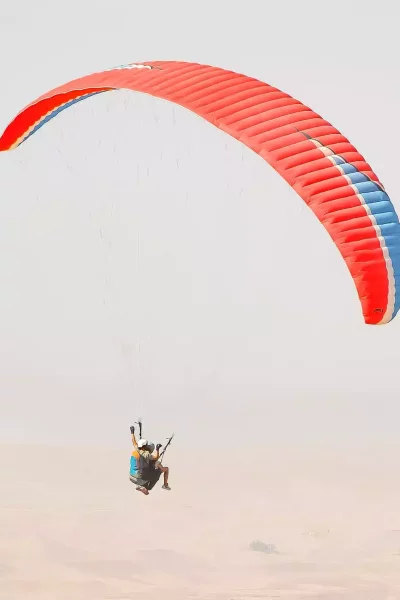 Paragliding Marrakech over the Kik plateau